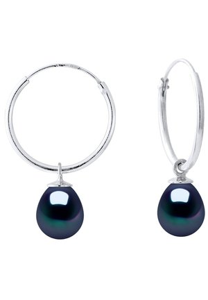 ELYSEE EARRINGS CULTURED PEARL 7-8 MM FINE SILVER 925/1000 AAA+ - Oorbellen - bleu