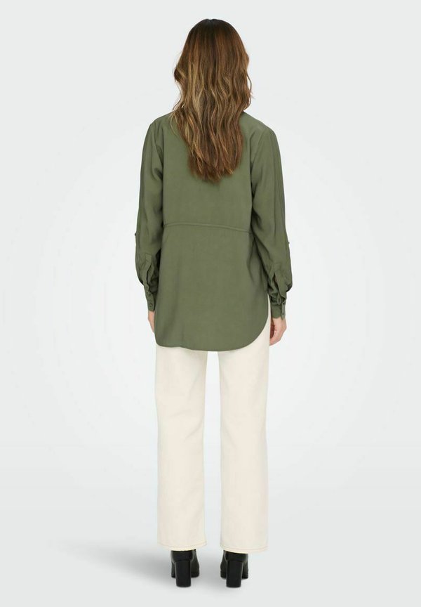 OLLI LS NOOS - Button-down blouse - khaki4