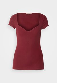 Lihtne T-särk - dark red
