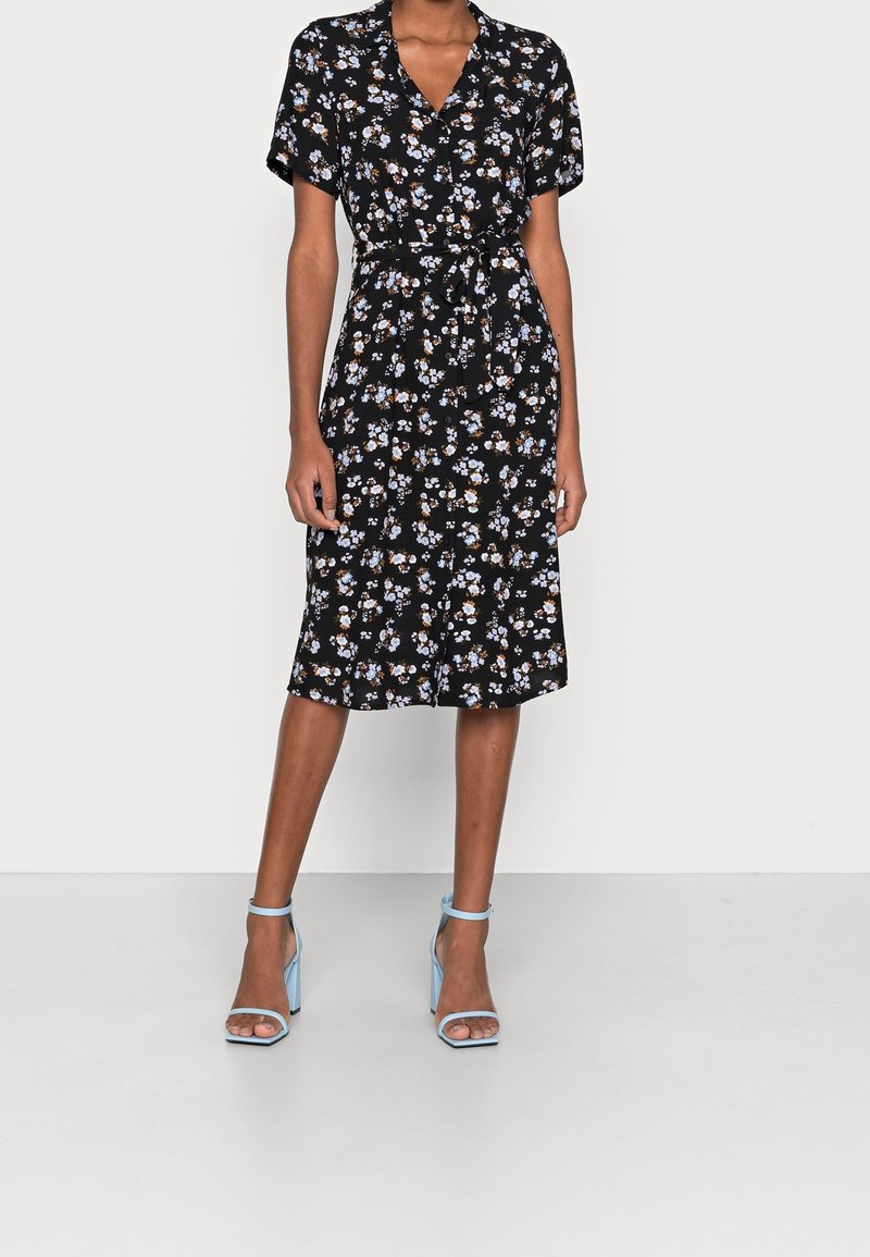 Pieces Abito a camicia - black