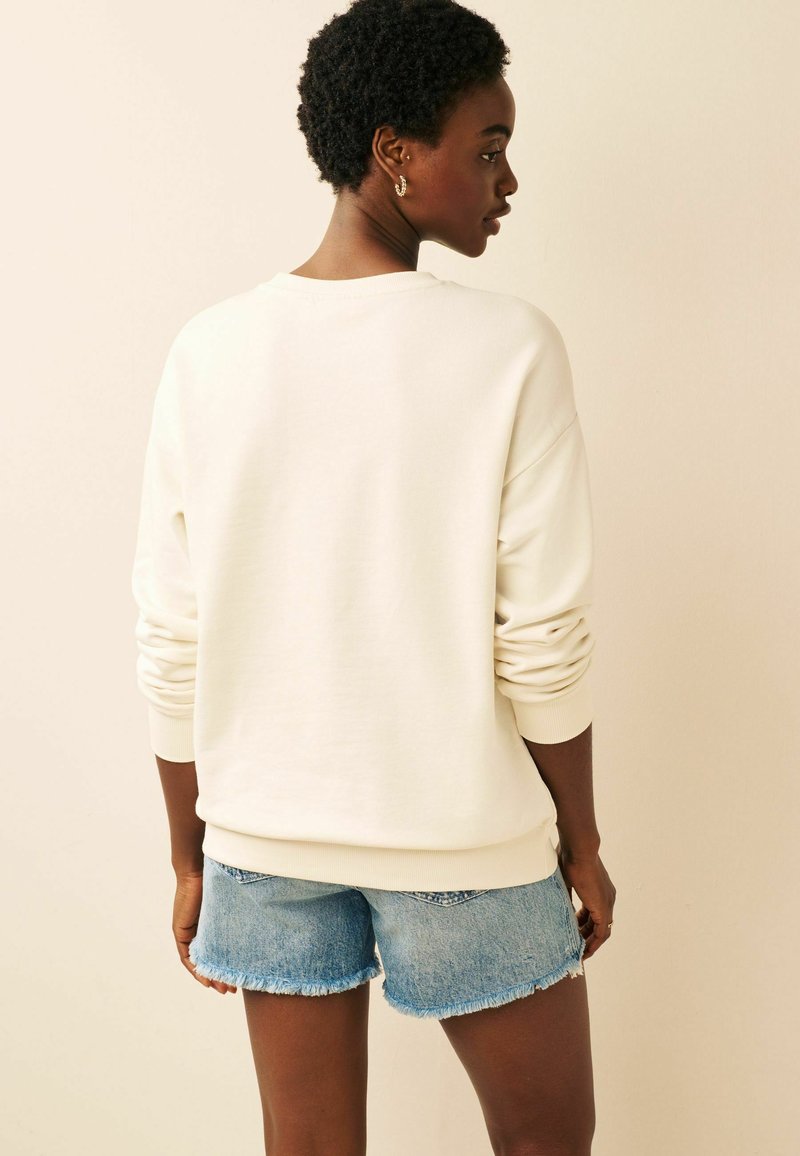 Next HAPPY DAZE SNOOPY WOODSTOCK LICENSE GRAPHIC SWEATSHIRT - Sweatshirt -  ecru white/blanc - ZALANDO.FR