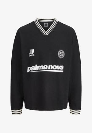 Jack & Jones, CLUB FOOTBALL CREW NECK - Φούτερ - black
