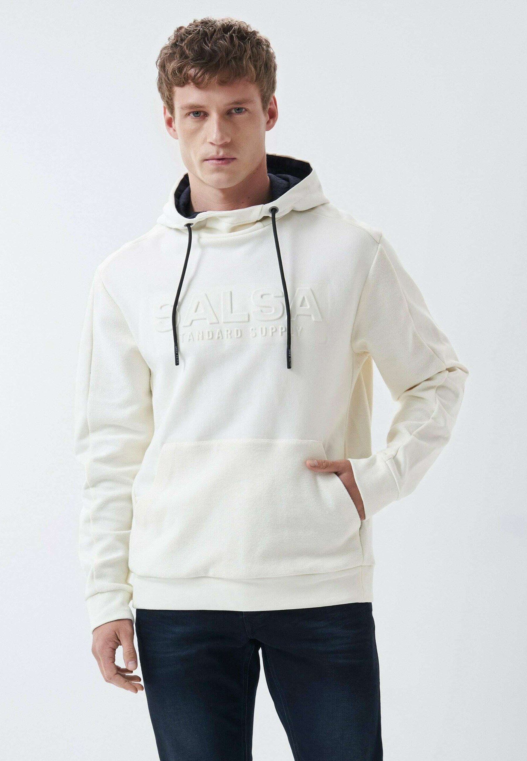 Sudadera con bolsillo frontal Gris (3103) Hombre | Jerseis y Sudaderas Salsa  \u003e Kambrey