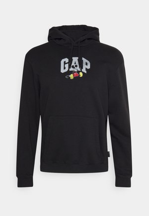 DISNEY LOGO HOODIE UNISEX - Hoodie - true black