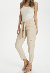 Saint Tropez Tygbyxor - beige