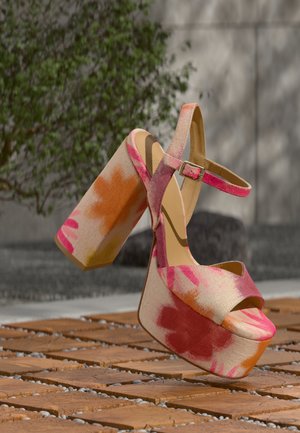 Castañer FLORA - Sandales à talons hauts - multicolor