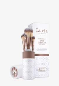 Luvia Cosmetics - DAILY ESSENTIALS BRUSH SET - Sminkborstset - pearl white/coffee brown Miniatyrbild 1