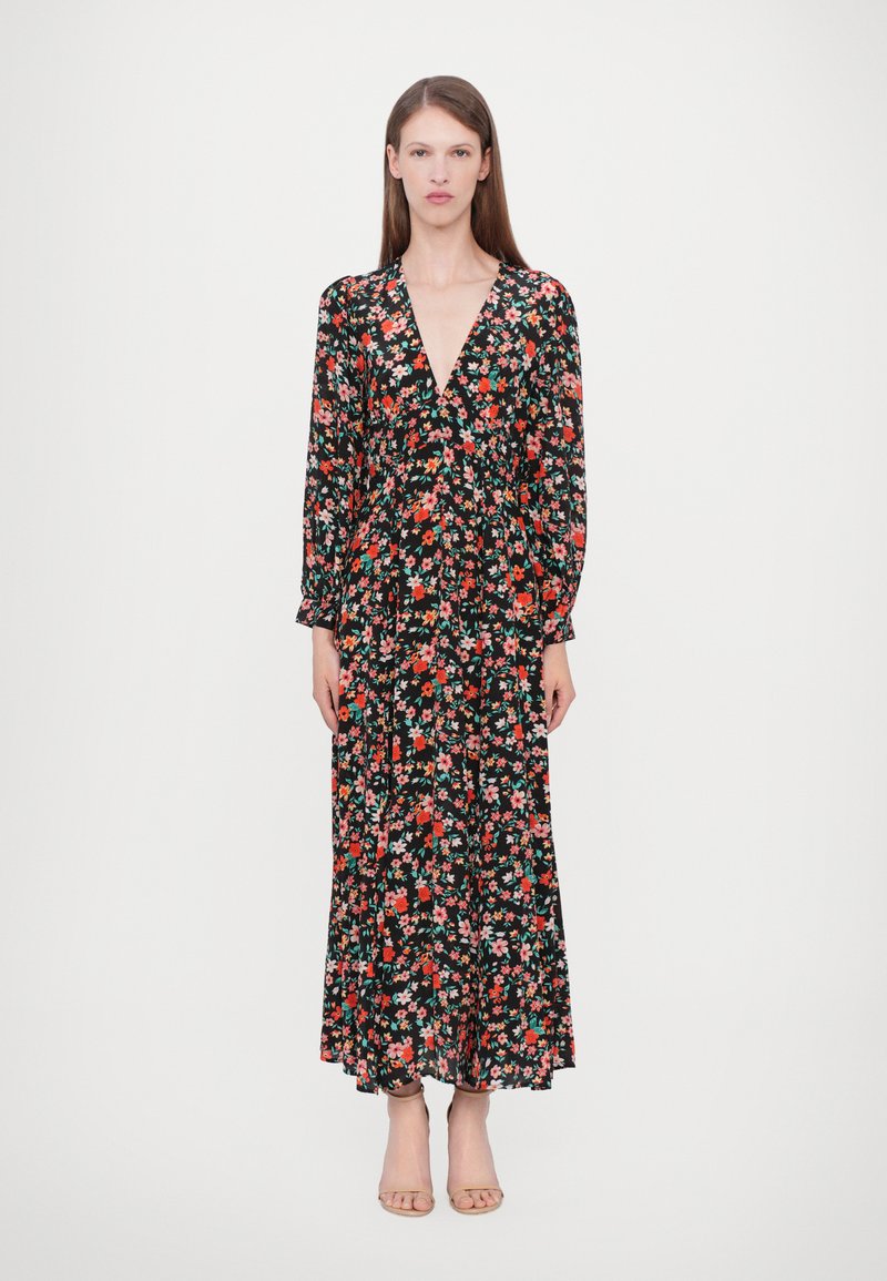 Maisonêtre MARLOWE DRESS - Maxiklänning - black/ red/ green