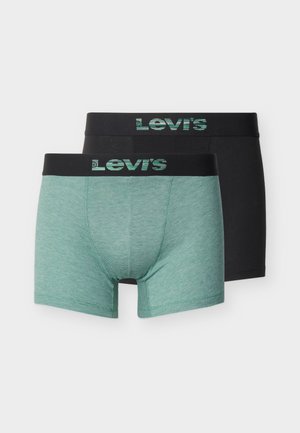 MEN BRIEF 2 PACK - Chiloți boxer - green/black