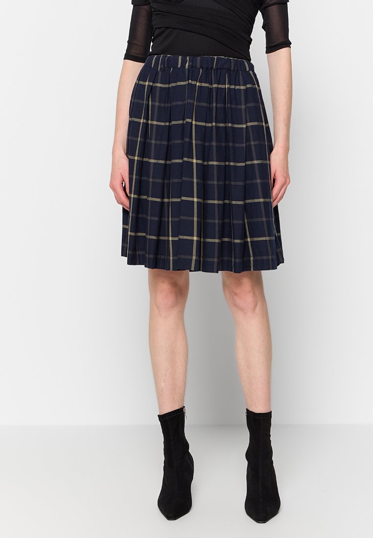 ASPESI Plooirok blauw ASPESI Plooirok blauw