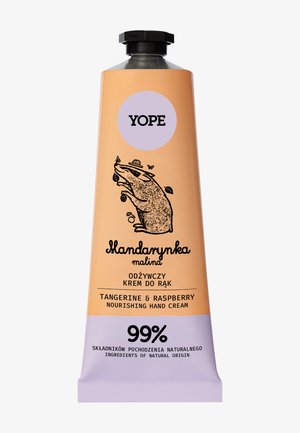 YOPE HAND CREAM TANGERINE & RASPBERRY - Handcreme - -