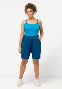 Ulla Popken BERMUDA  - Šortky - classic medium blue