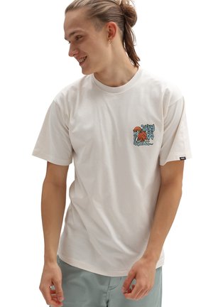 ZONED OUT SS - T-shirt con stampa - antique white