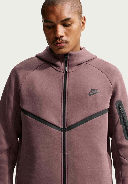 Nike M NK TCH FLC FZ WR HOODIE - Zip-up sweatshirt - tattoo black — foto 5
