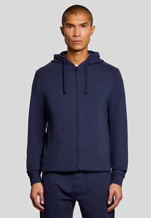 LIGHTWEIGHT ZIP THROUGH LOUNGE - Sweater met rits - z99 navy