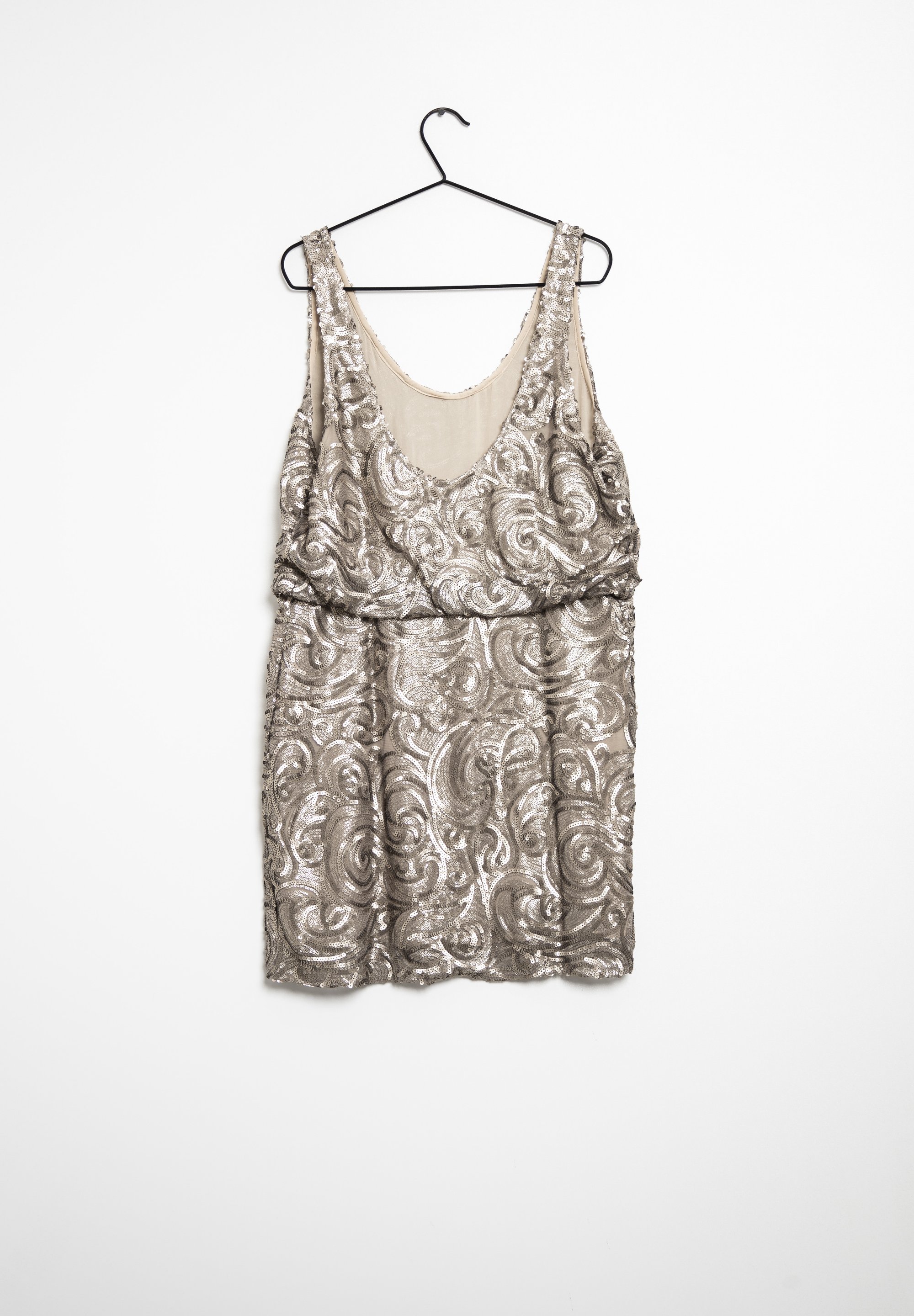 mango gold sequin dress Mango micro sequins midi dress in gold