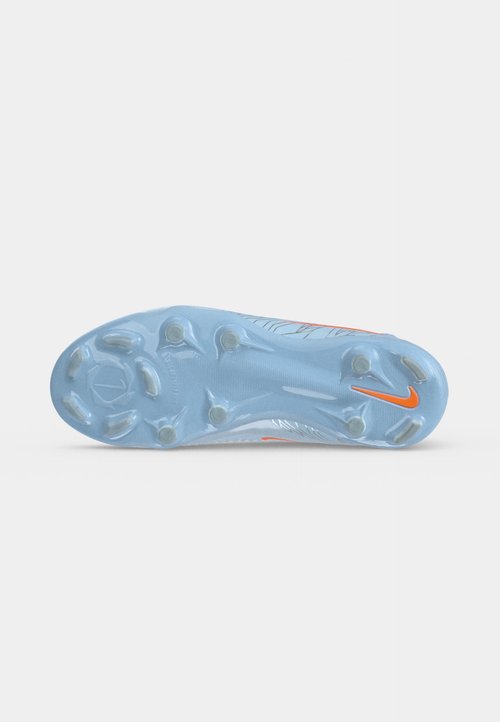 Nike PHANTOM 6 HIGH ACADEMY FG/MG UNITED UNISEX - Football boots artificial grass - blue tint/total orange/chrome — foto 6