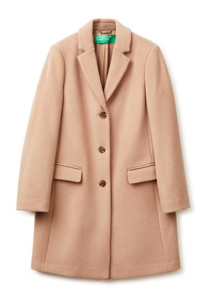 Halflange jas - beige