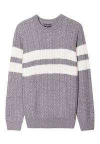 BONOBO Jeans MIT LANGEN ÄRMELN - Strickpullover - gris foncé