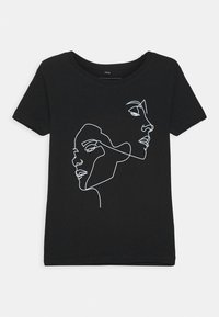 Mister Tee - KIDS ONE LINE  - T-shirt con stampa - black Immagine in miniatura 1