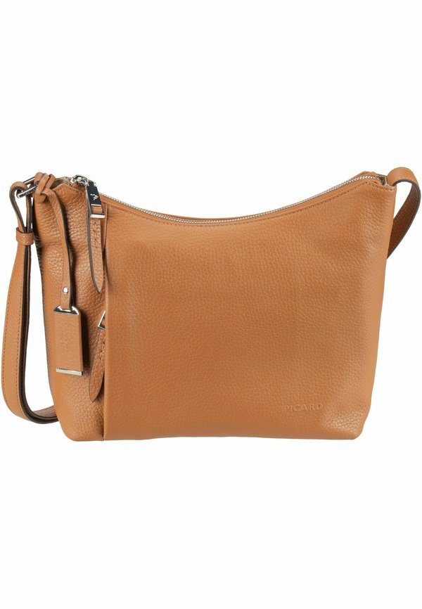 PURE - Umhängetasche - cognac