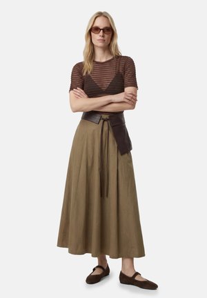 Koton, SEMI SHEER  - Print T-shirt - brown