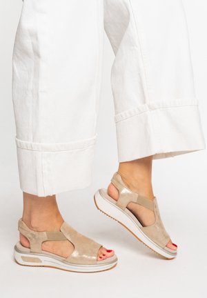 ara LIMONE - Sandalias de cuña - beige