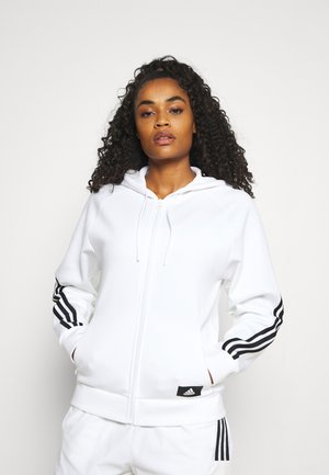 Zip-up sweatshirt - white