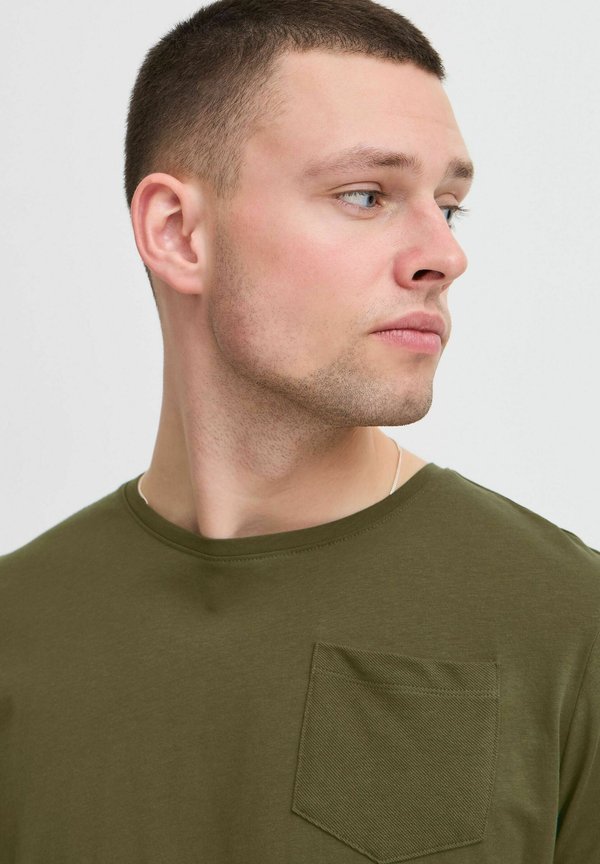 BHJAGO - Basic T-shirt - olive night2