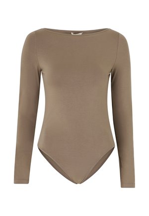 Ellos Collection Camiseta de manga larga - dunkelbeige