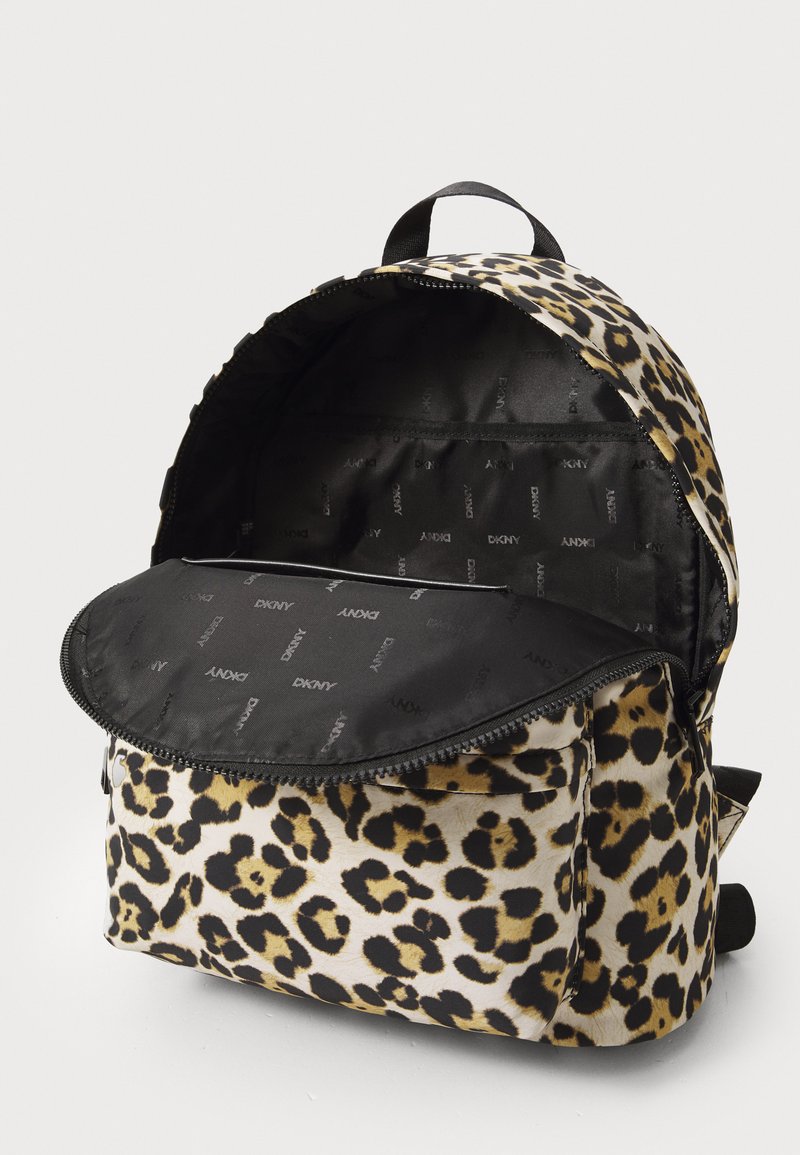 DKNY Beige Backpack with Leopard Coin Pouch JENNY BACKPACK main image 4