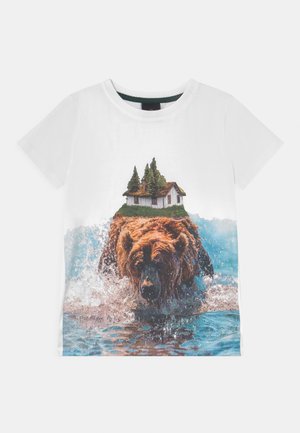 VEGAN TEE - Triko s potiskem - bright white