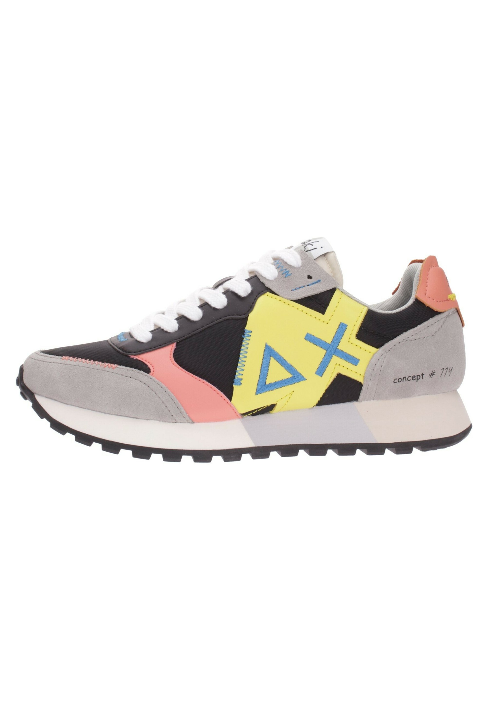 Sun68 BASSE - Sneakers basse - black/yellow/grey/nero - Zalando.it