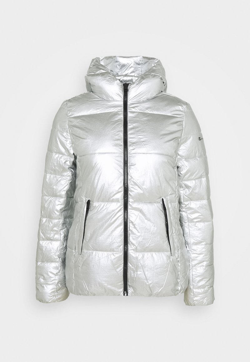 Champion Hooded Jacket Legacy Winterjacke Silver Silber Zalando De