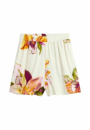 Desigual, PRINTED FLOWER SHORTS - Short - white