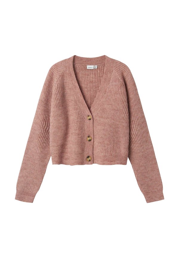 NKFHOLLY CARD NOOS - Strickjacke - deauville mauve