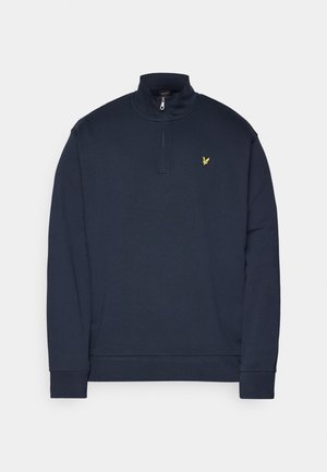 Lyle & Scott, LOOPBACK QUARTER ZIP - Sweatshirt - dark navy