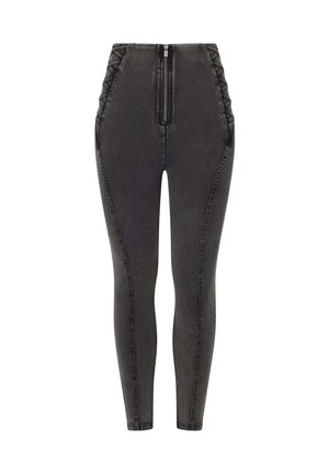 WR UP PUSH-UP - Jeans Skinny Fit - skyline denim grey seam black