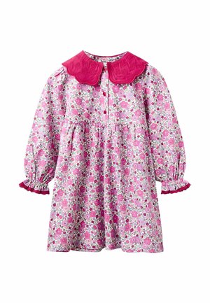 JoJo Maman Bébé REGULAR FIT - BRODERIE COLLAR - Freizeitkleid - purple