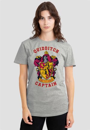 Harry Potter, HARRY POTTER TEAM CAPTAIN GRYFFINDOR - Print T-shirt - mottled light grey