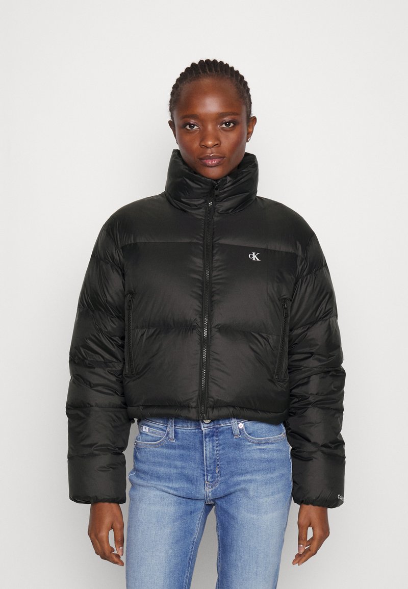 Calvin Klein Jeans - MW CROPPED PUFFER - Down jacket - black, Enlarge