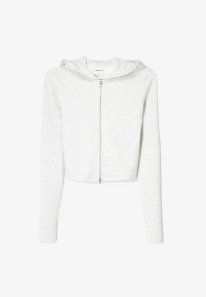 Bershka Sweater met rits - dark grey