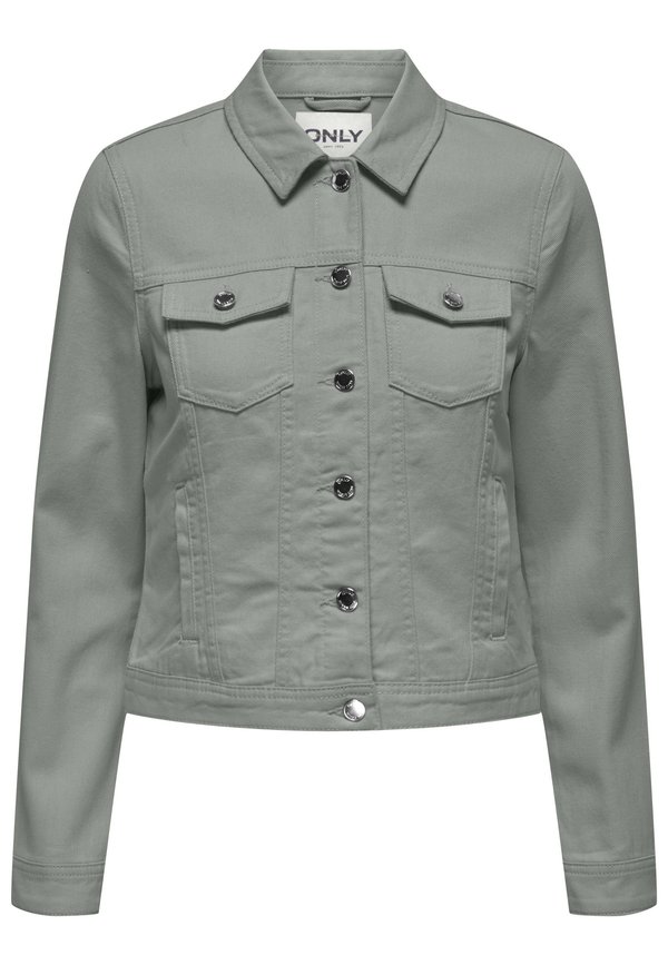 ONLTIA COLORED JACKET - Denim jacket - wrought iron3