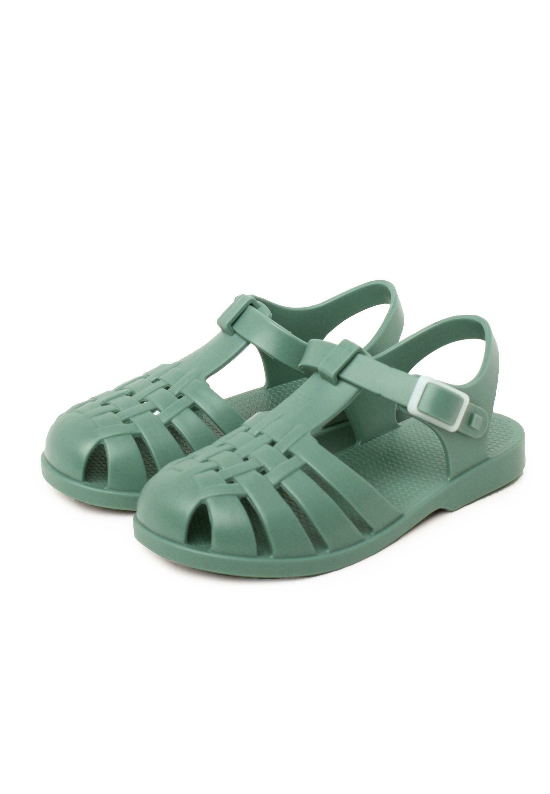 Pisamonas CANGREJERAS NIÑOS COLORES EMPOLVADOS - Chanclas de baño -  verde/verde oscuro - Zalando.es