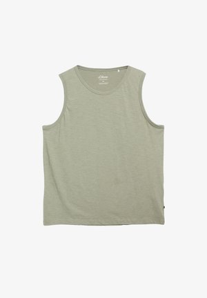 s.Oliver T-SHIRT - Top - tannengrün