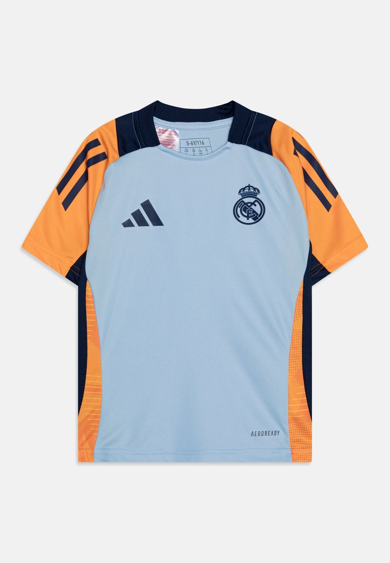 adidas Performance REAL MADRID TIRO 24 COMPETITION KIDS - Sportska majica - glow blue/crew orange/team navy blue