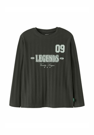 Name it, NKMLASO LS NREG TOP - Maglietta a manica lunga - peat