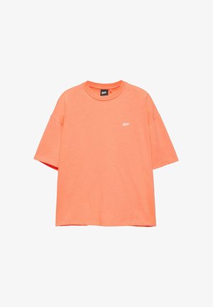 PULL&BEAR, BOXY LOGO T-SHIRT STWD - Majica kratkih rukava s printom - orange