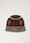 HOLIDAY BEAN-HAT UNISEX - Mössa - black/red/cream