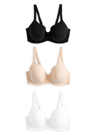 Next 3 PACK - Reggiseno con ferretto - black/white/nude